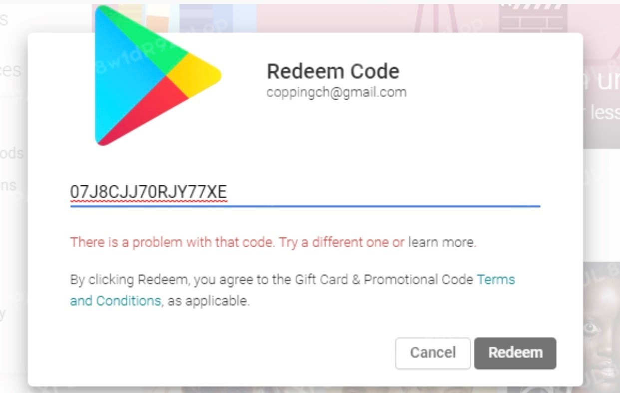 New 1 How To Fix Google Play Gift Card Error Cardvest
