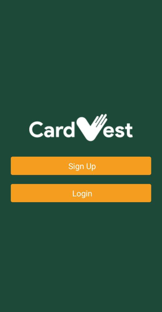 CardVest Sign up