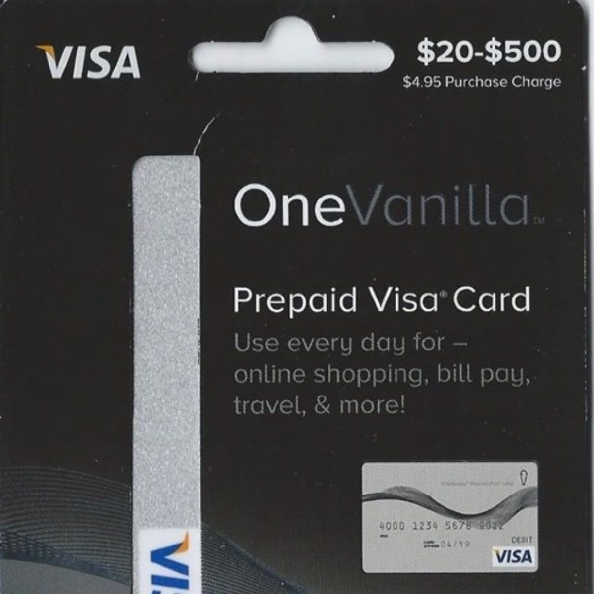 Vanilla Visa $50 Prepaid Gift Card