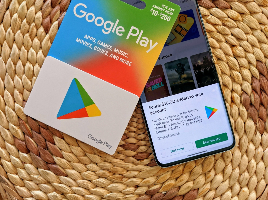 buy Google Play gift card online